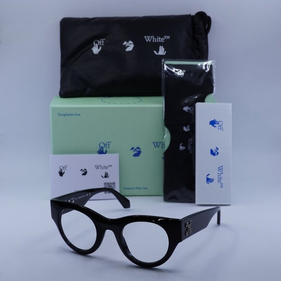 Off-White OERJ013 STYLE 13 1000 Round Eyeglasses 47mm –...